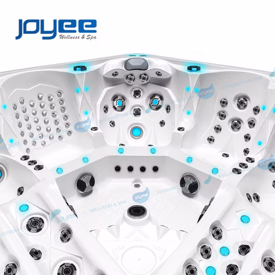 Joyee 5 personas Balboa Masaje SPA Bañera de hidromasaje al aire libre Bañera de hidromasaje SPA Jacuzzi