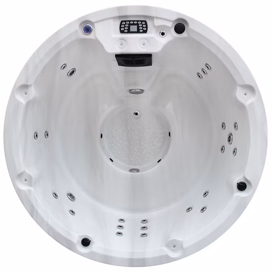 Bañera de hidromasaje acrílica para exteriores de alta calidad para 5 personas