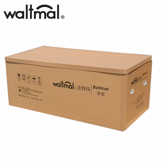 Baño de acrílico exclusivo, bañera independiente con grifo