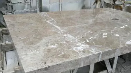 Plato de ducha de mármol rectangular de tamaño personalizado para baño
