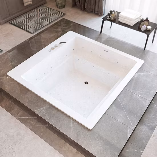 Bañera Proway, bañera de inmersión interior, bañera portátil para adultos, bañera de vidrio acrílico, plástico para adultos